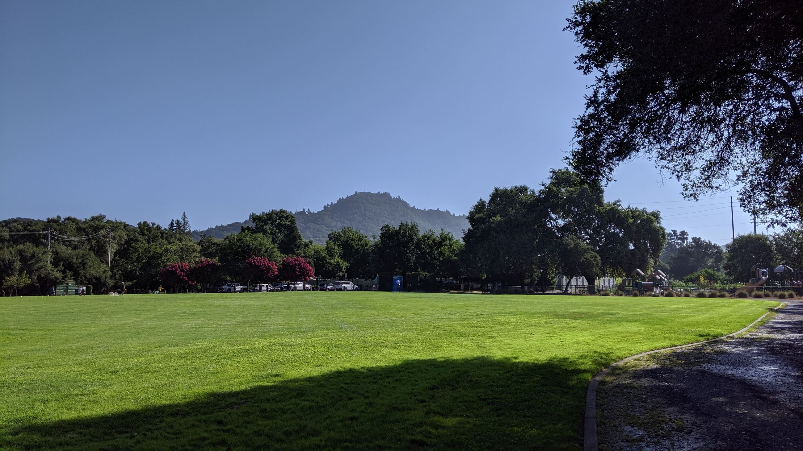 Badger Park with Fitch Mountain in background