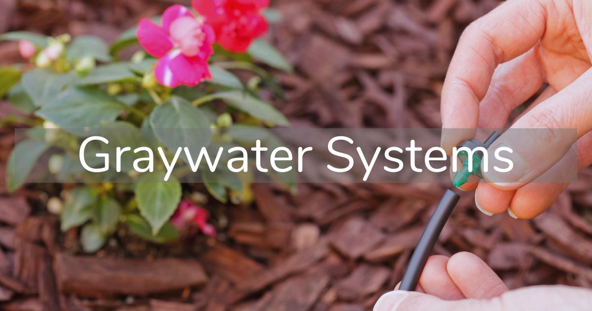 water rebates - Graywater systems