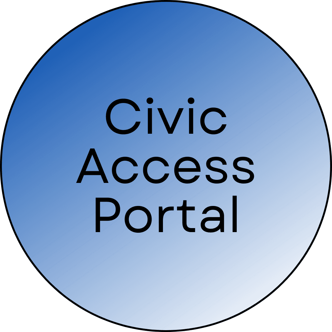 Civic Access Portal Button Opens in new window