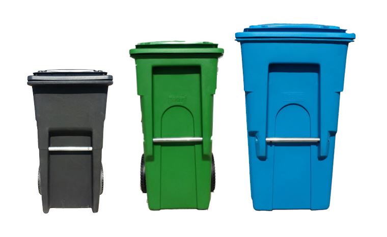Landfill, Recycling, Compost Bins